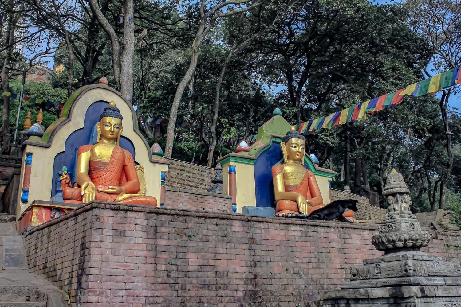 Swayambunath Buddha two