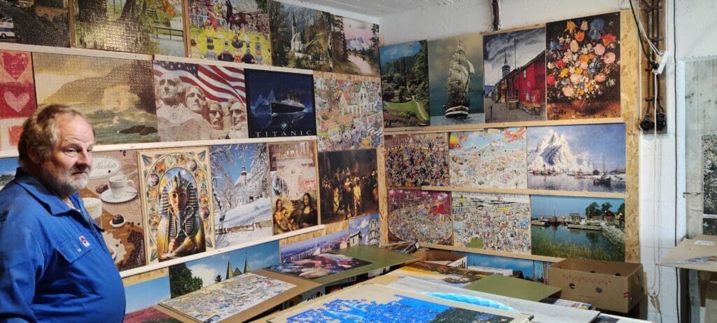 Puzzelsammlung in Ballstad
