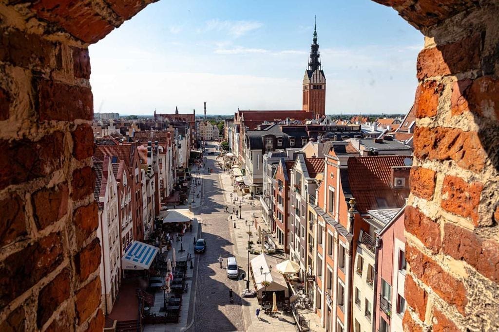 Blick auf Elblag