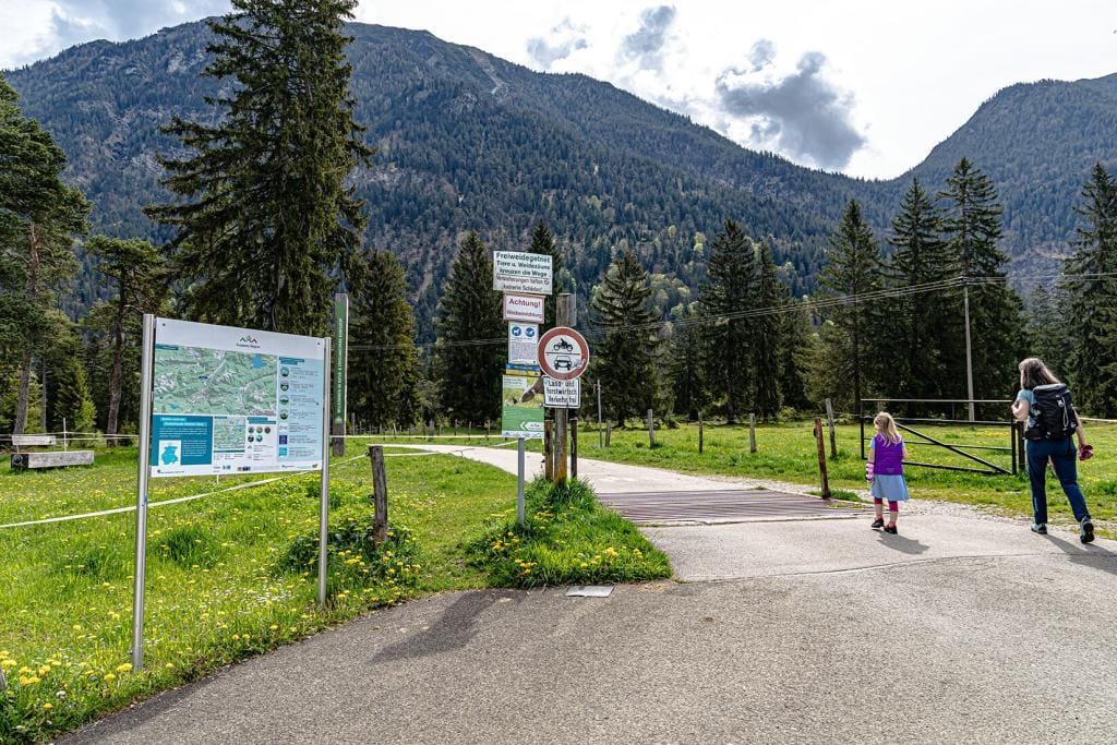 Parkplatz Kuhfluchtwasserfälle