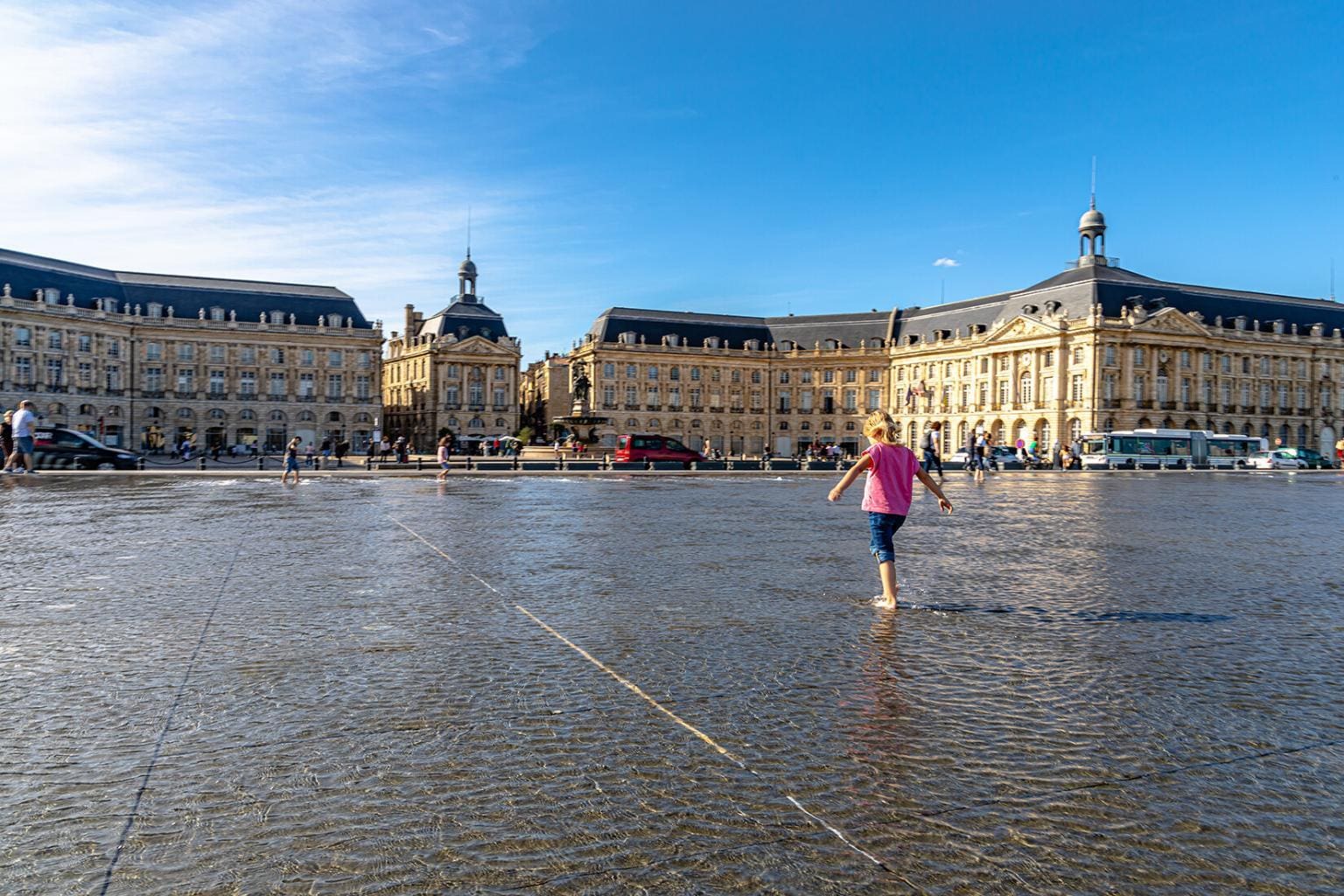 Place de la Bourse - mit Kind - Bordeaux