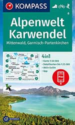 KOMPASS Wanderkarte 6 Alpenwelt Karwendel