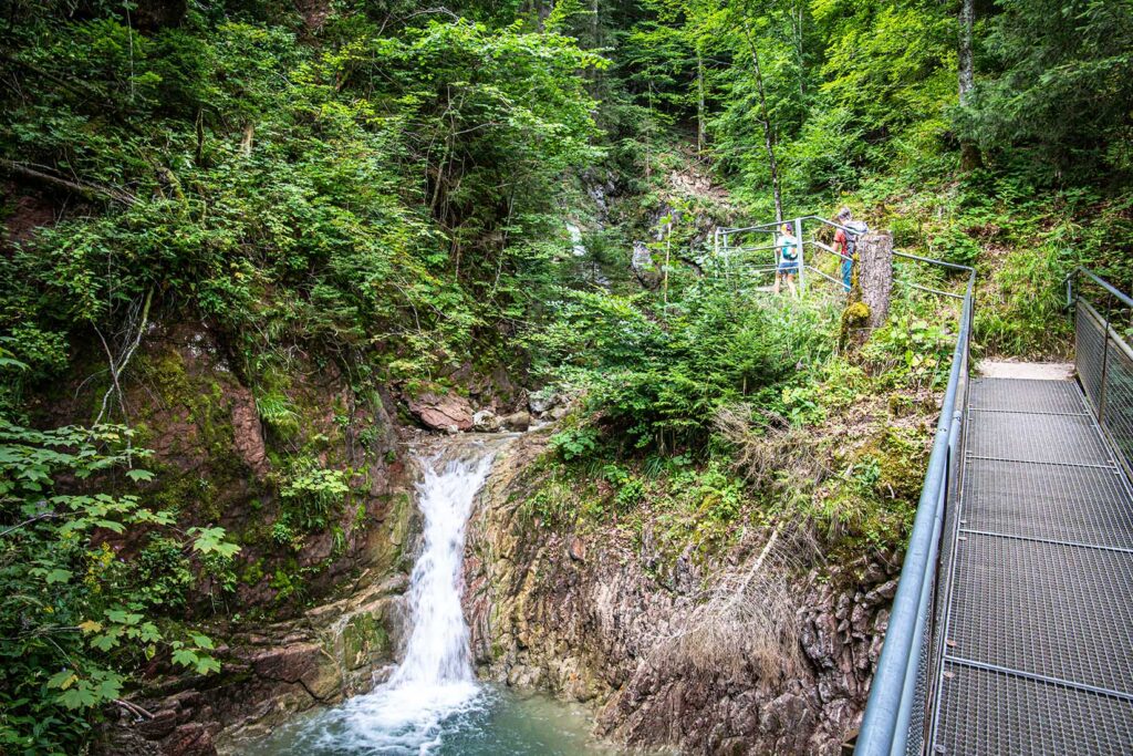 Gumpen in der Schleifmühlklamm