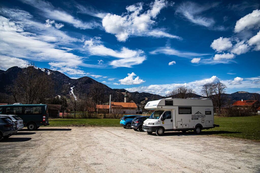 Parkplatz Familienbad Isarwelle Lenggries